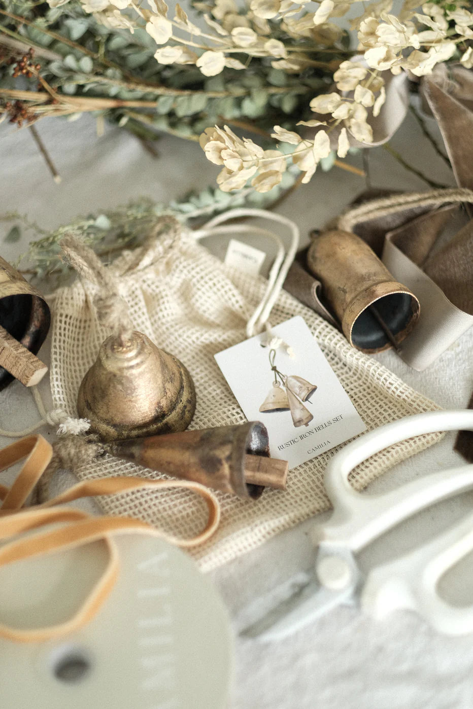Clochettes en fer rustiques (fabriquées à la main)