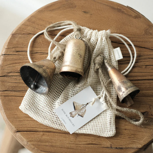 Clochettes en fer rustiques (fabriquées à la main)